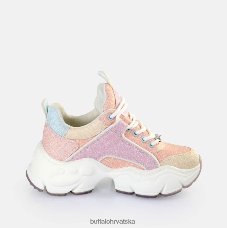 breskva multi Buffalo binary glam tenisice niske veganske |tenisice TDD6T324